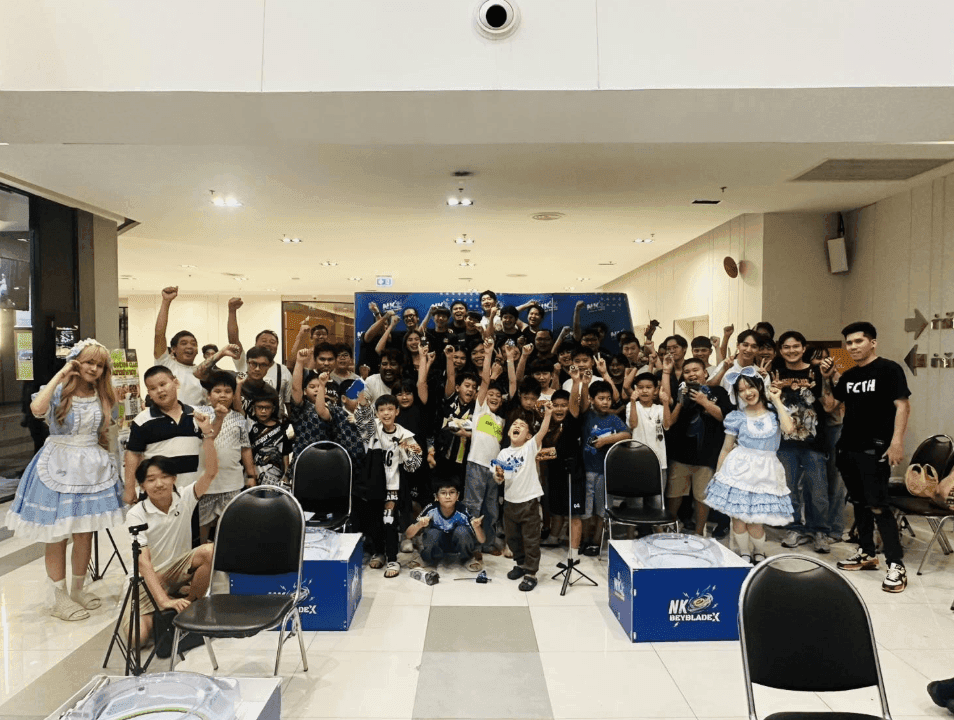 บรรยากาศการแข่งขัน Beyblade X ที่ NK Board Game