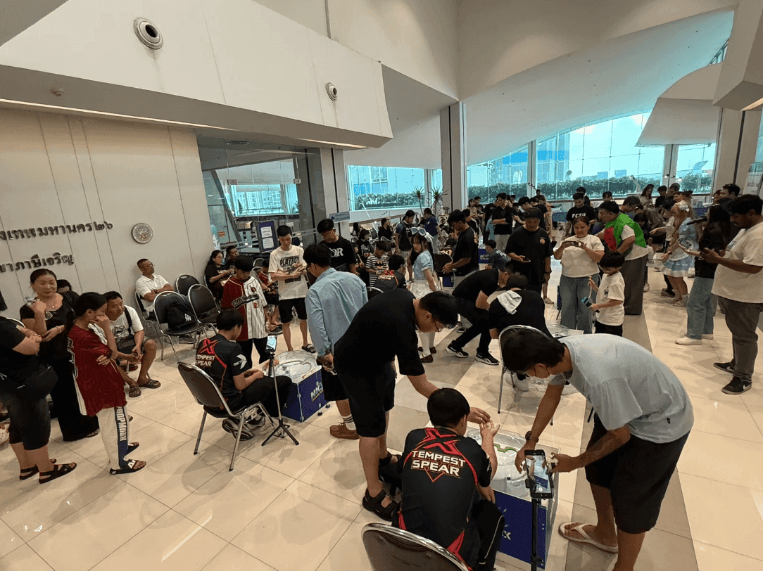 บรรยากาศการแข่งขัน Beyblade X ที่ NK Board Game