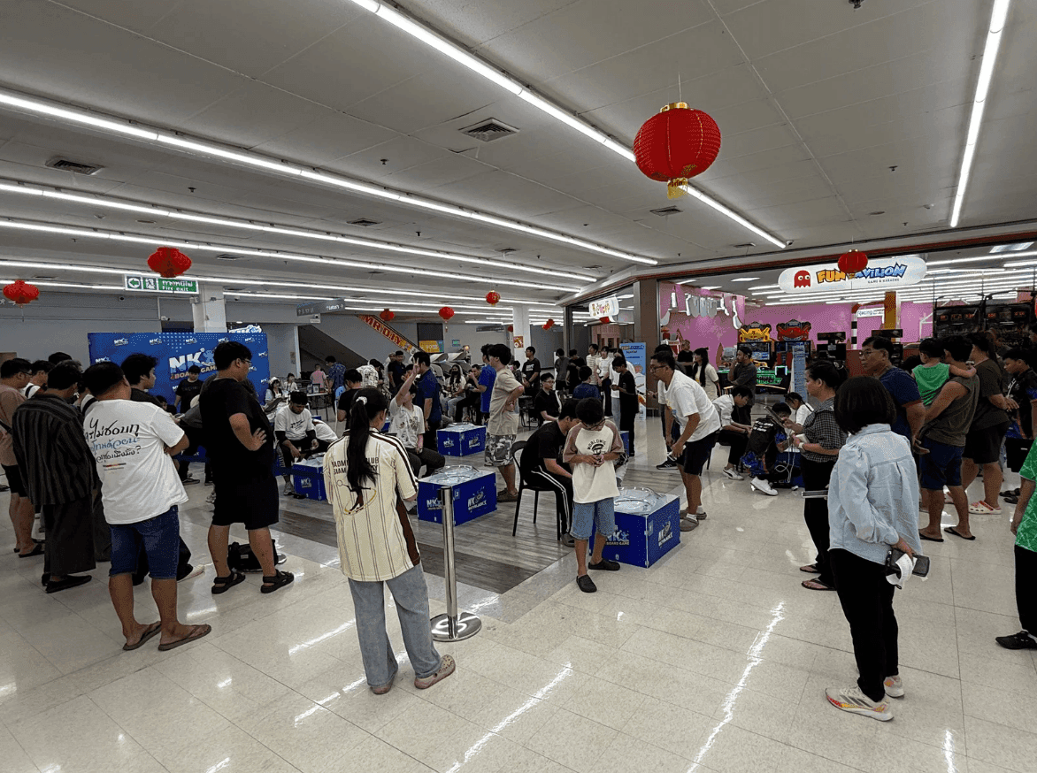 บรรยากาศการแข่งขัน Beyblade X ที่ NK Board Game