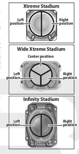 ระดับความสูงและท่าทางการยิง Beyblade X (ไม่เกิน 20 ซม. เหนือ stadium)
