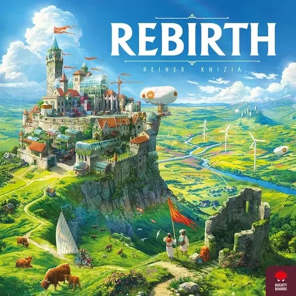 หน้ากล่อง Rebirth โดย Reiner Knizia — Kennerspiel des Jahres 2026
